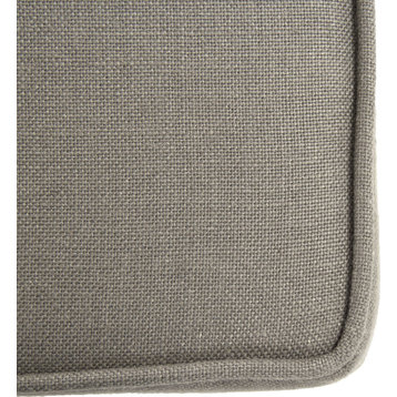 Crescenzo Single Bench - Gray Linen