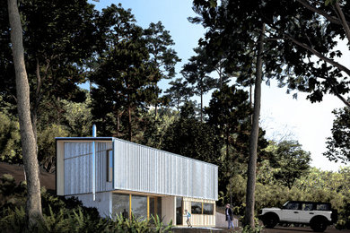Small 1960s exterior home idea in Other