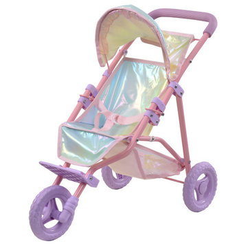 Baby Doll Jogging Stroller, Iridescent