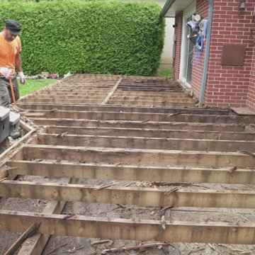 Unique Deck Replacement Using Innovative Tanzite Stone