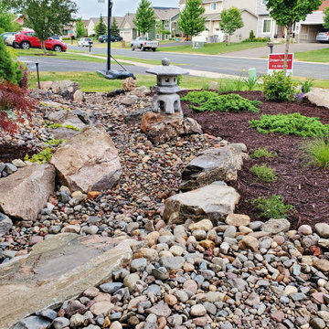 Japanese themed garden