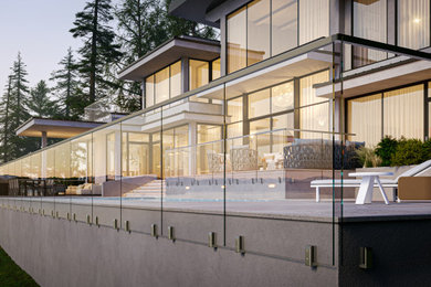 Inspiration for a coastal balcony remodel in Vancouver