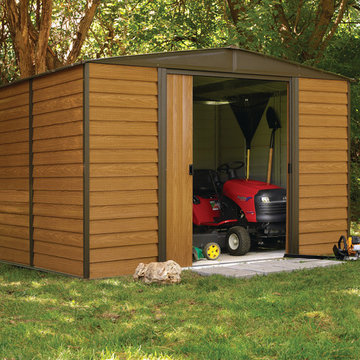 The Arrow Woodridge Series Steel Storage Sheds