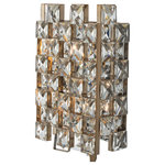 Allegri - Piazze 9 " Wall Sconce, Brushed Champagne Gold - Piazze 9 Inch Wall Sconce