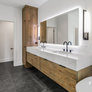 End Unit - Transitional Modern Luxury Rowhome Heritage Place Naperville, IL