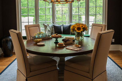 Transitional dining room photo in Philadelphia