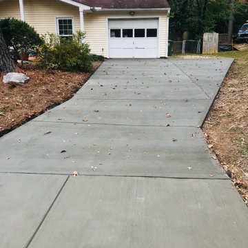 Concrete driveway replacement services