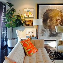 living room eclectic
