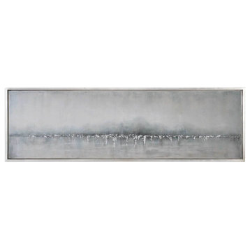 Uttermost Tides Edge 21 x 71" Abstract Art