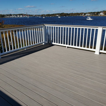 TimberTech AZEK Deck with Drink Rail, Wareham, MA