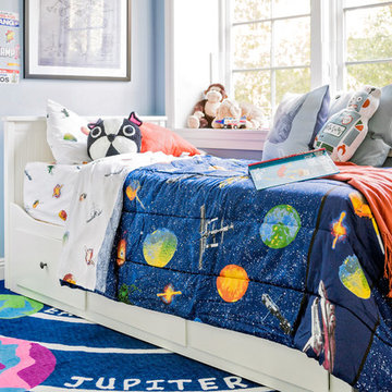 Funky + Bright Family Home • Hancock Park, Los Angeles