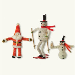 Motley Merrymakers Pipecleaner Ornaments - Christmas Ornaments