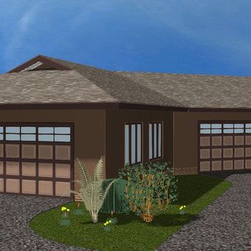 Langdon Residence - Garage Addition Rendering