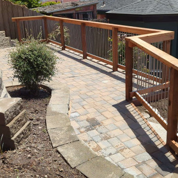 Steep Urban Backyard: From Unusable Eyesore to Haven for Adults and Kids