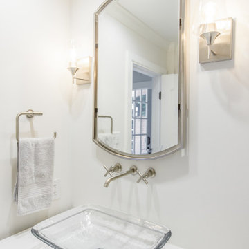 Nautical Themed Bath with Kohler Vessel Sink