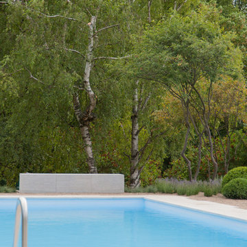 Pool mit Sitzblock