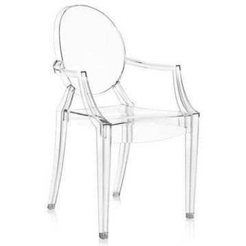 Clear Acrylic Arm Chair Ghost Design