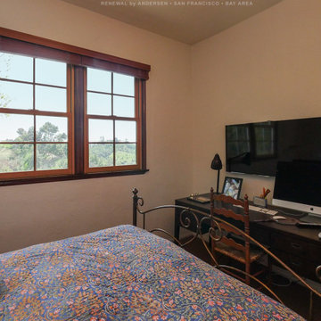 New Wood Windows in Lovely Bedroom - Renewal by Andersen San Francisco Bay Area