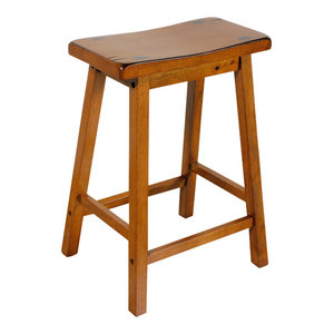 ACME Furniture Gaucho Counter Height Stool Set of 2 Antique Yellow