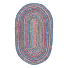 Machine Washable Braided Rugs Houzz Nuloom Casual Handmade Braided Cotton Area Rugs Multi 3 X5 Oval