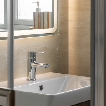 Bathroom Renovation - Roma Travertine Tile