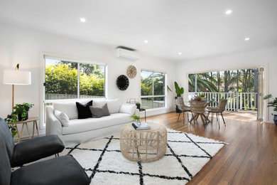 Photo of a modern living room in Central Coast.
