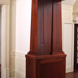 Custom Mahogany Craftsman Wood Columns - Columns And Capitals