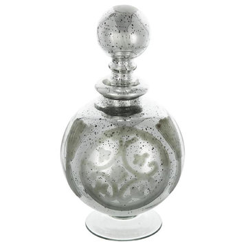 Anita Decorative Jar or Canister, Antique Silver