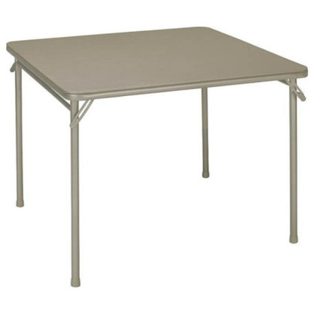 Cosco 14619ANT2 Folding Table, Antique Linen, 33-3/4 inch