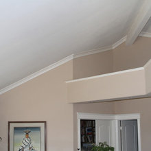 Vaulted ceilings with crown moulding