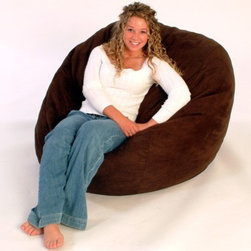 Medium Fuf Foam Bean Bag Chair - 3.5' - Bean Bag Chairs