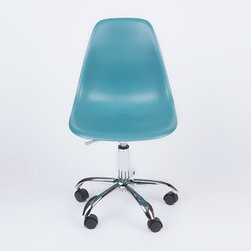 Office Slope Chair in Teal - Office Chairs