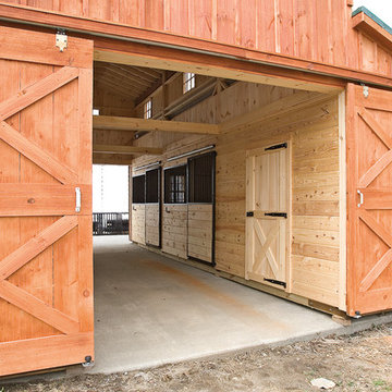 Horse Barn Center Aisle