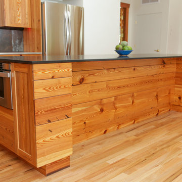 Heart Pine Kitchen