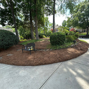Fresh Pine Straw Installation & Landscape Maintenance