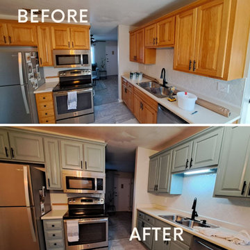 Refinished Kitchen Cabinets