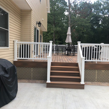 Trex Deck and Concrete Patio