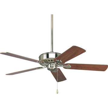 Airpro Performance 52" 5-Blade Weathered Ceiling Fan, Brushed Nickel