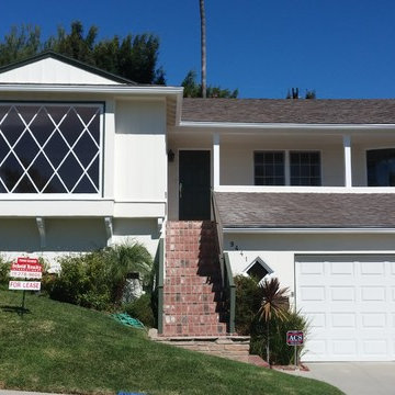White Mid-Century Exterior