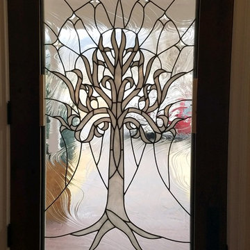 Residential Front Door Stained Glass