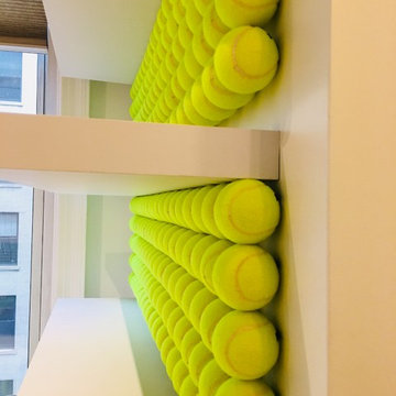 Tennis themed tween Bedroom in Chelsea
