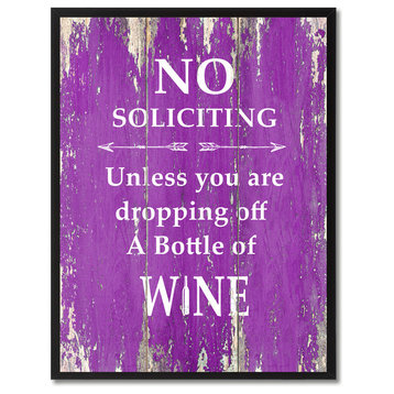 Dropping Off A Bottle Of Wine Inspirational, Canvas, Picture Frame, 28"X37"