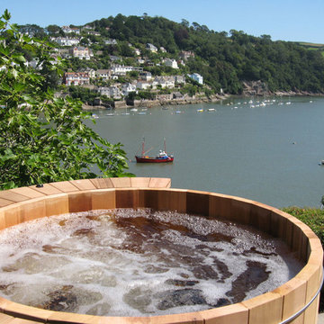 Vaulted (in-ground) portable hot tubs