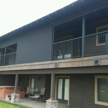 Exterior Solar Shades - Motorized and Manual