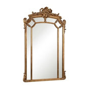 Elegant Antique Mirror, Gold, 30"x48"
