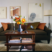 staged living rooms