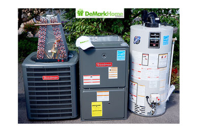 Air Conditioner, Furnace, Water Heater installation Before and After