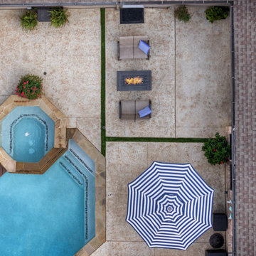Custom Creekside Deck & Poolside Outdoor Living Remodel