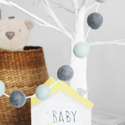 Felt Ball Garlands - Nursery Decor