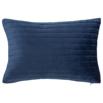 Safavieh Darza Pillow Dark Blue 20" X 12"